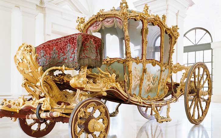 Der «Goldene Wagen» im  Gartenpalais Liechtenstein